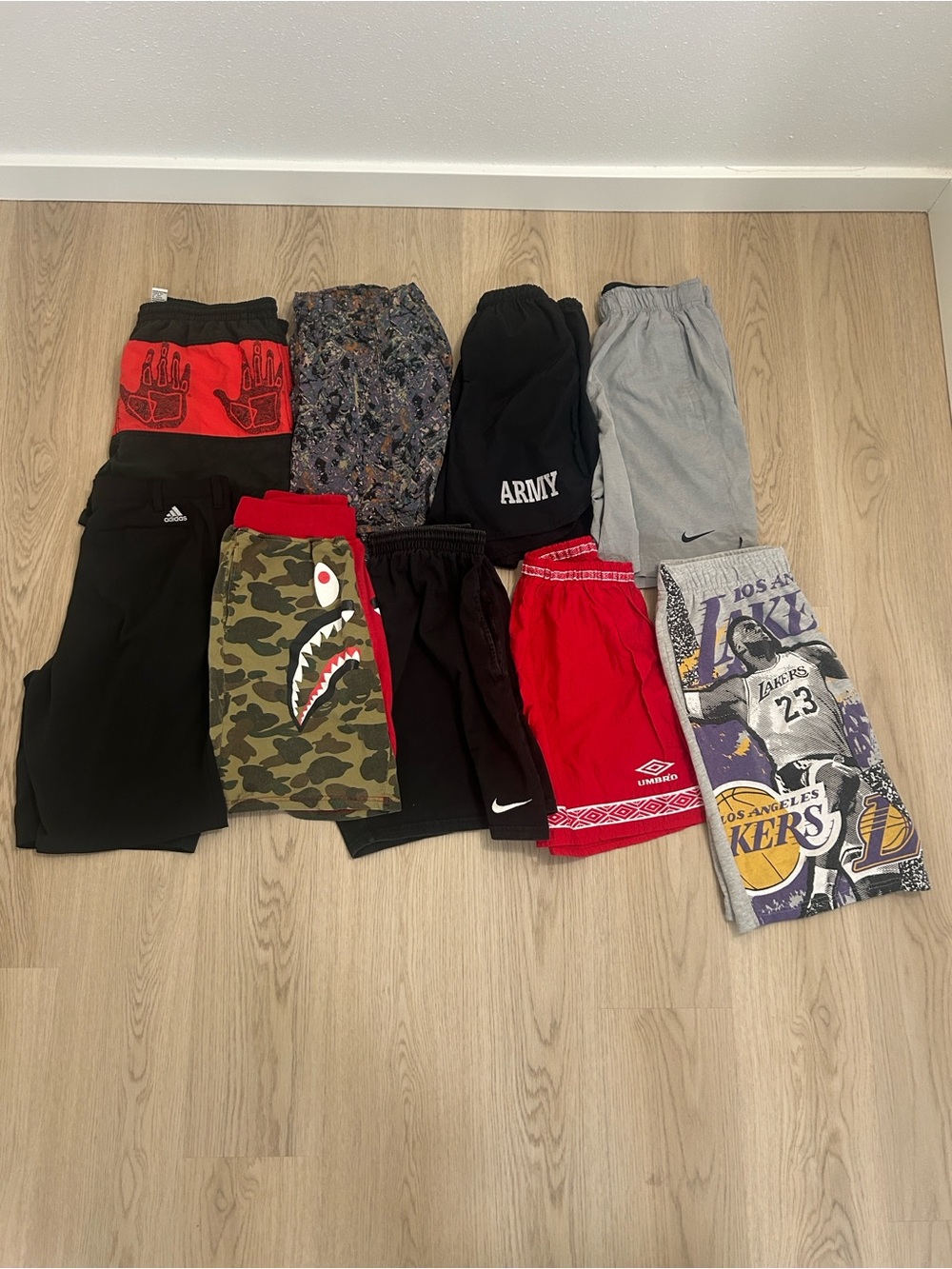 Vintage Y2K Adult Shorts BUNDLE Nike, surf, military, sports, BAPE various sizes
